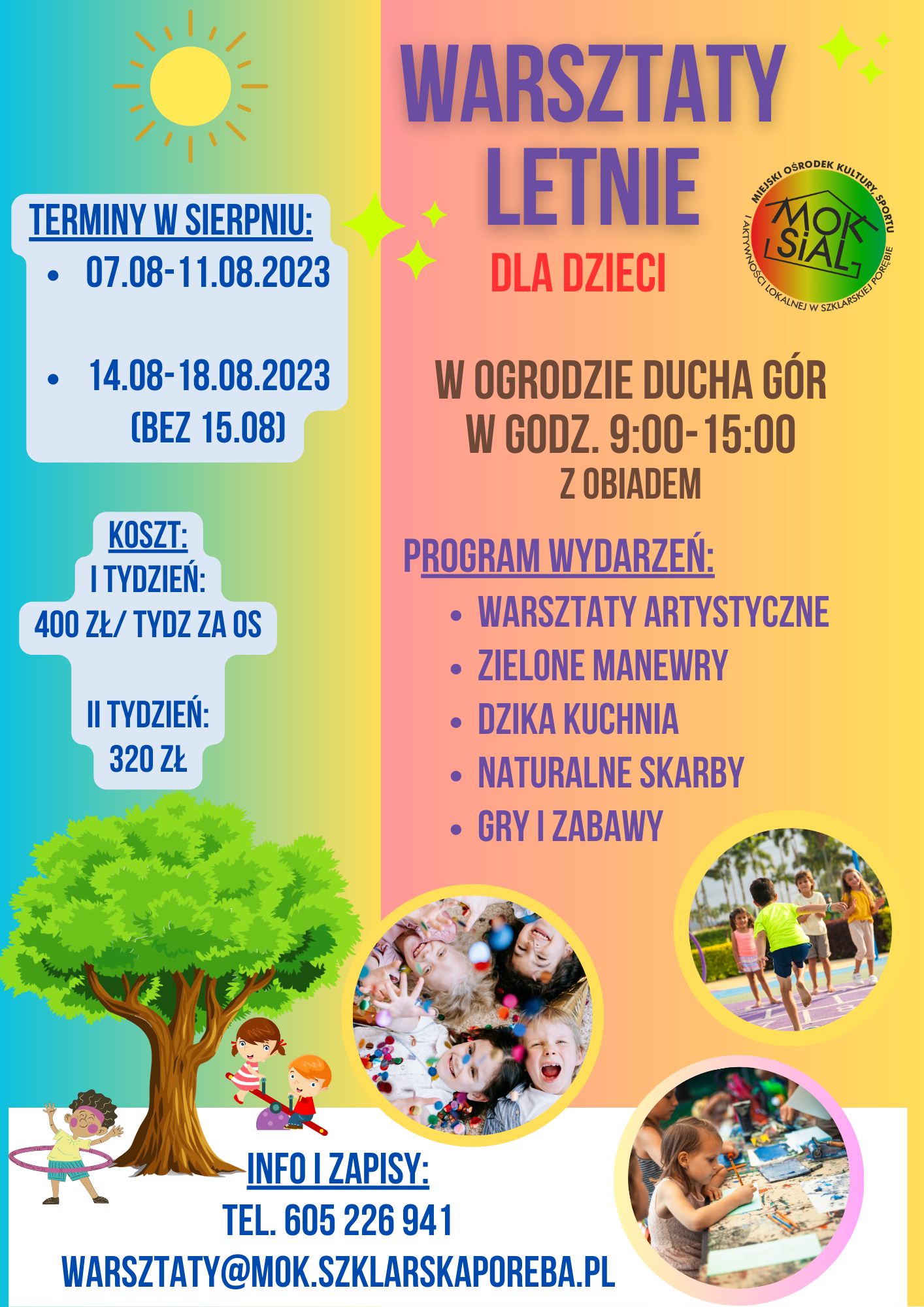 Letnie warsztaty dla dzieci