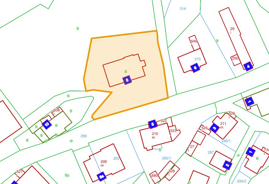 mapa ewidencyjna sikorskiego 8