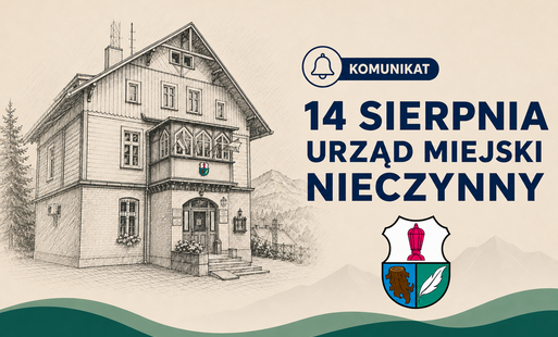 Zdjęcie do &nbsp; Urząd Miejski nieczynny 14 sierpnia