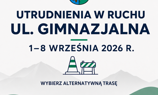 Zdjęcie do Utrudnienia w ruchu &ndash; ul. Gimnazjalna