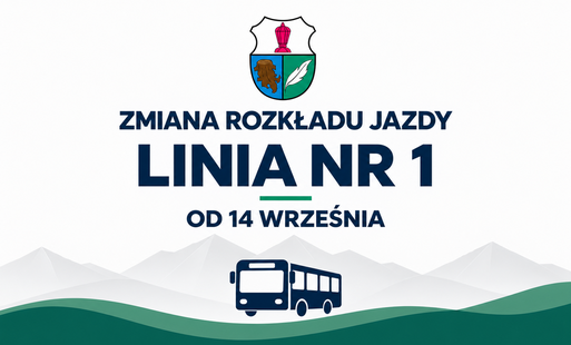 Zdjęcie do Zmiana rozkładu jazdy linii nr 1 od 14 września 
