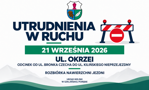 Zdjęcie do Utrudnienia w ruchu &ndash; ul. Okrzei