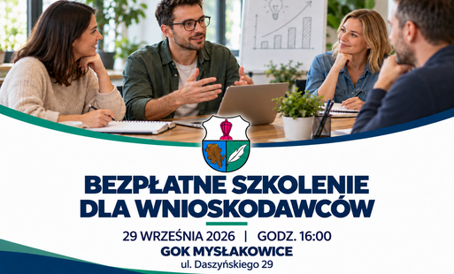 Zdjęcie do Szkolenie dla wnioskodawc&oacute;w