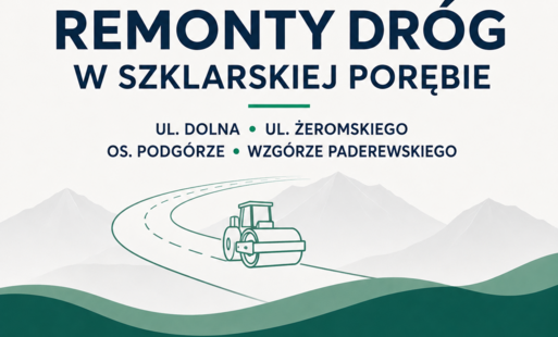 Zdjęcie do Remonty dr&oacute;g w Szklarskiej Porębie 