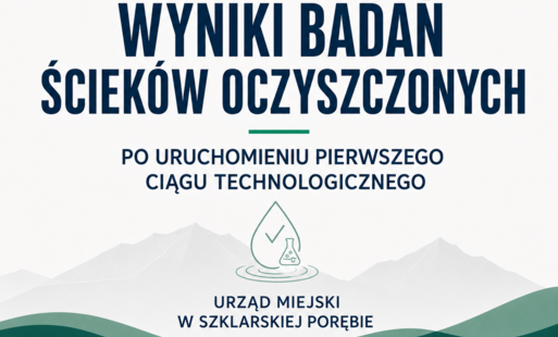 Zdjęcie do Sprawozdanie z wynik&oacute;w badań ściek&oacute;w oczyszczonych po uruchomieniu pierwszego z dw&oacute;ch planowanych ciąg&oacute;w technologicznych.